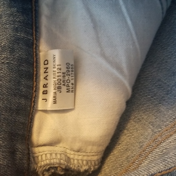 J Brand Maria High Rise Skinny Jeans SZ 27 - Picture 5 of 7